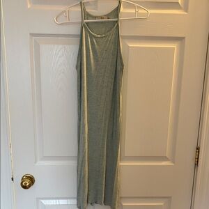 Dalia Light Green Midi Dress